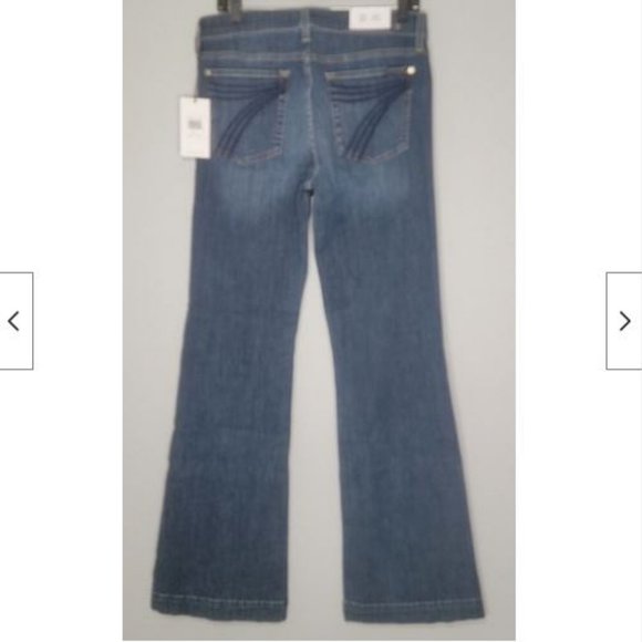 NWT 7 for All Mankind Dojo Wide Leg Jeans 30 Nordica - Picture 6 of 14